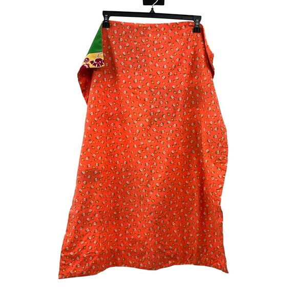 Vintage Handmade Patchwork Quilt Small Lap Blanket Cottagecore Decor Used - Picture 4 of 9